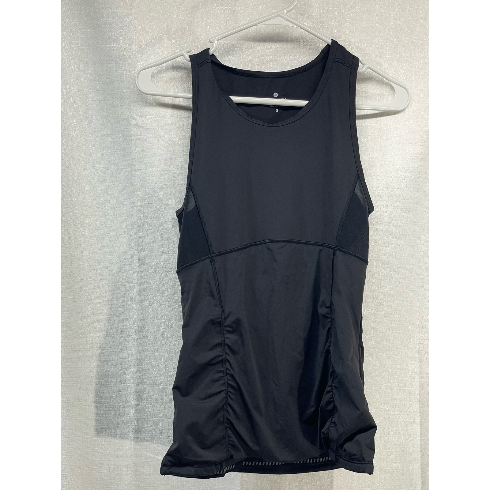 Athleta Womenâs Tank Top Ruched Black Size Small